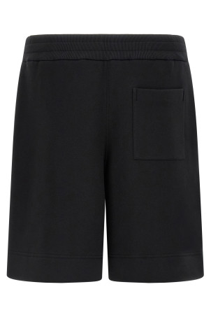 Embroidered logo bermuda shorts Black