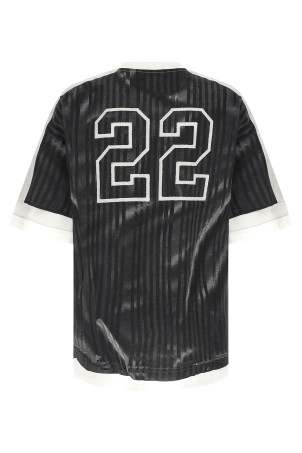 Trompe-l'œil print T-shirt Black