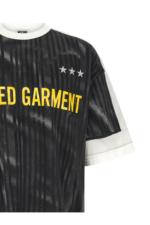 Trompe-l'œil print T-shirt Black