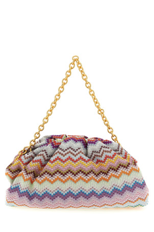 'zig zag lurex' shoulder bag Multicolor