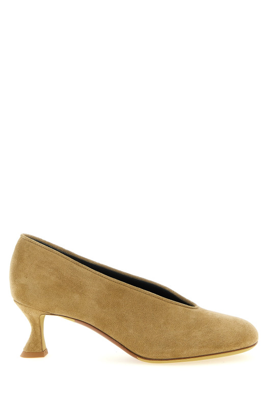 'Duck' pumps Beige