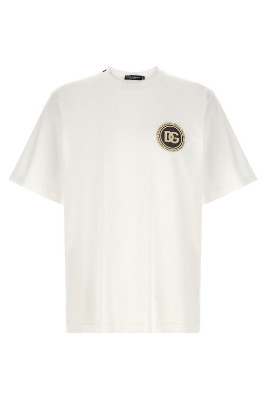 'DG' patch t-shirt White