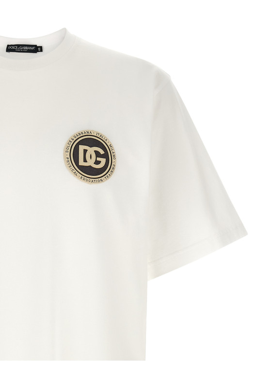 'DG' patch t-shirt White