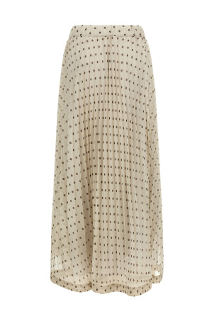 'Pallina' skirt Beige