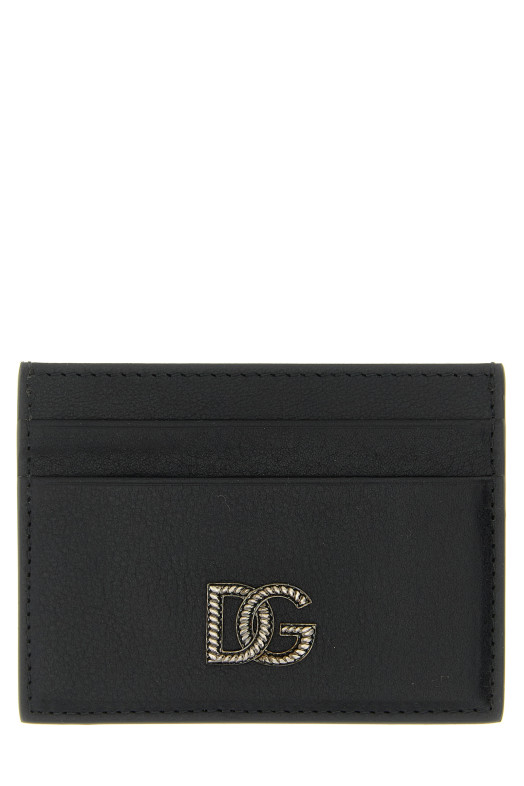 Logo card holder Black