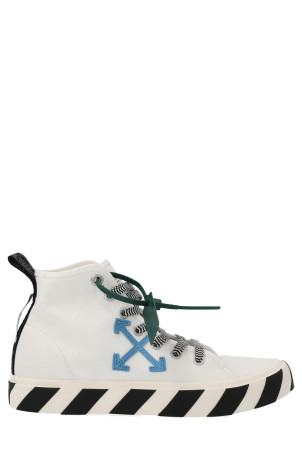 'Mid Top Vulcanized’ sneakers White