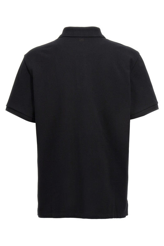 'Ami De Coeur' polo shirt Black