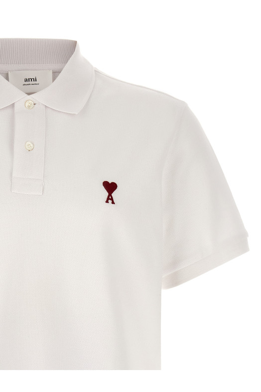 'Ami de coeur' polo shirt White