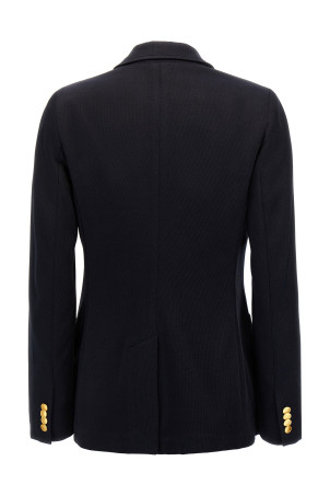 'Crest logo' blazer Blue