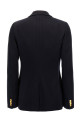 'Crest logo' blazer Blue