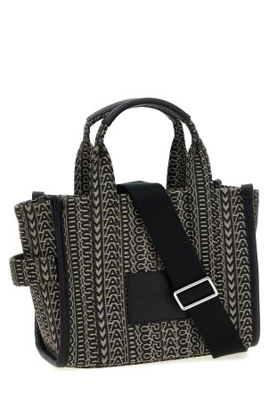 'The Monogram Jacquard Small Tote' handbag Black
