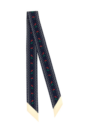 Valentino Garavani 'Cherryfic' scarf Blue