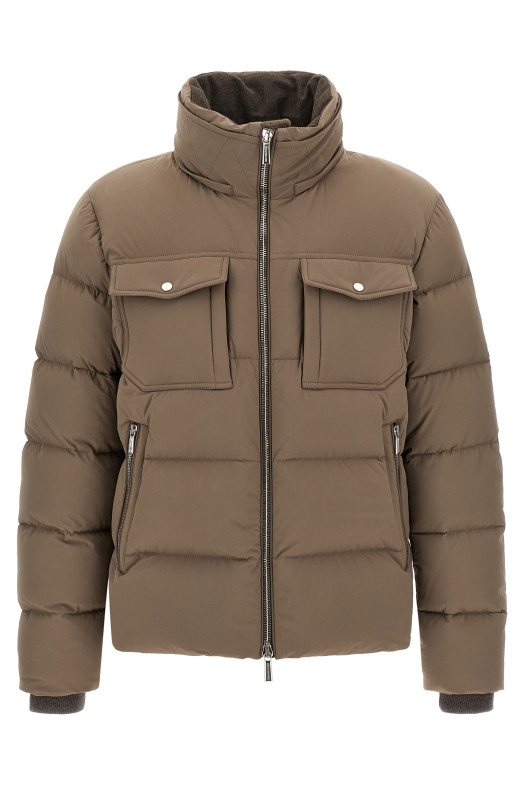 'Alarick' down jacket Brown