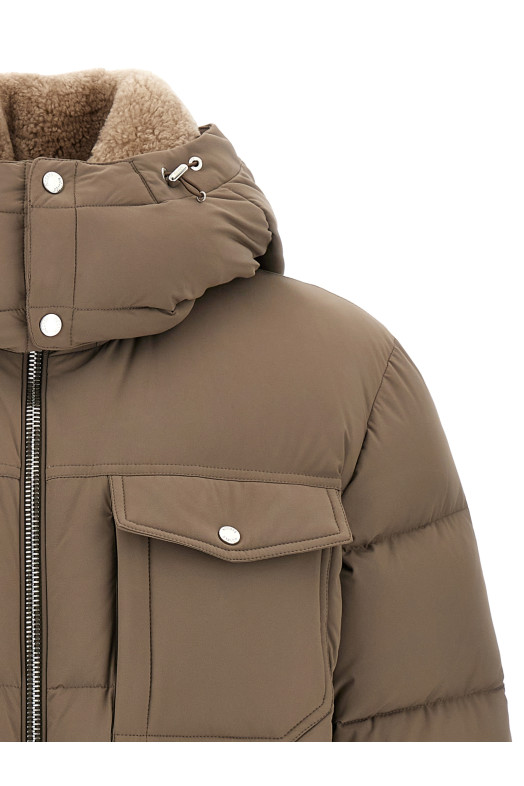 'Alarick' down jacket Brown
