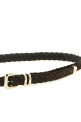 Braided calf belt Brown