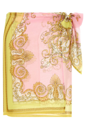 'Spring Barocco' Beach cover-up skirt Multicolor