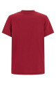 Logo embroidery t-shirt Red