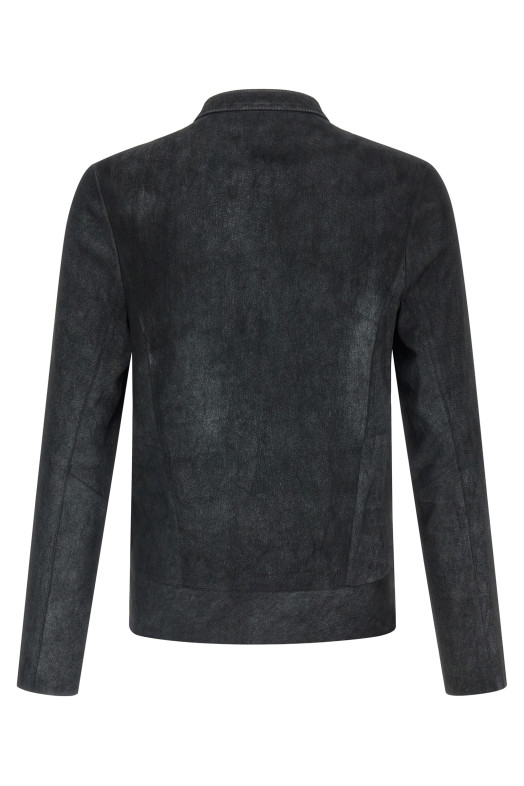 Stretch biker jacket Black