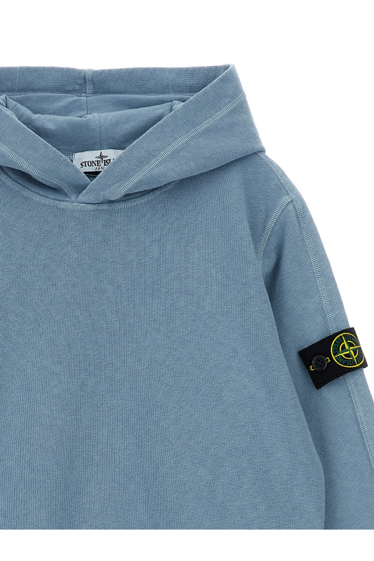 Malfilé cotton hoodie BLUE