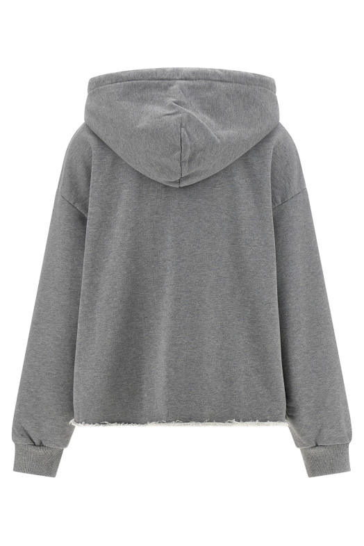 'Numeric Signature MM6' spray hoodie Gray