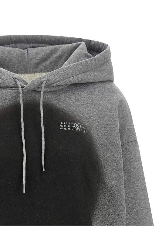 'Numeric Signature MM6' spray hoodie Gray