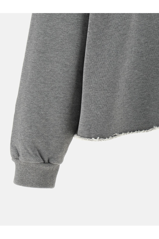 'Numeric Signature MM6' spray hoodie Gray