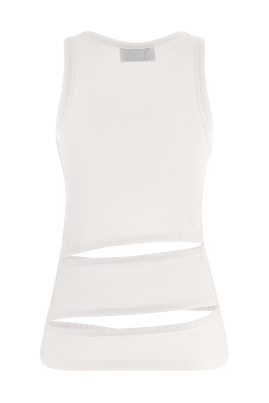 'Spiral' tank top White