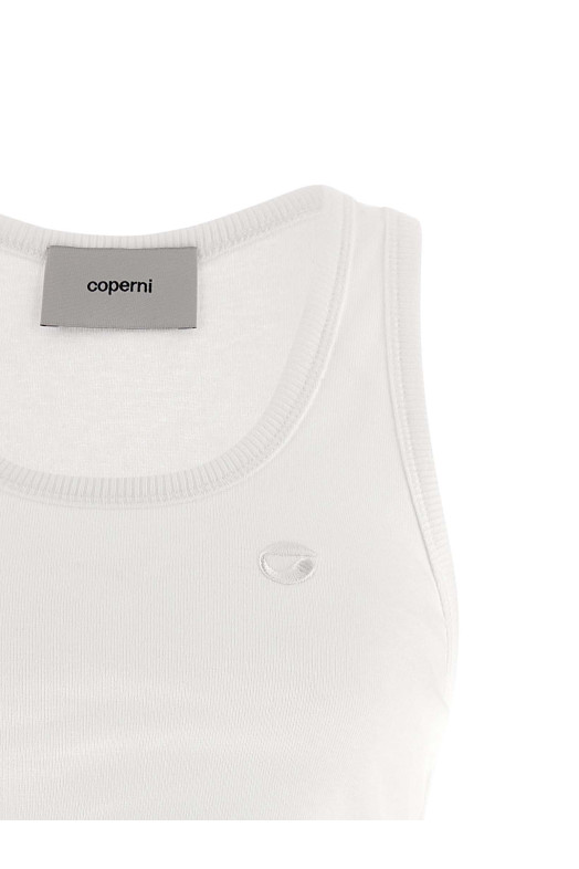 'Spiral' tank top White