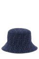 Reversible denim bucket hat Blue