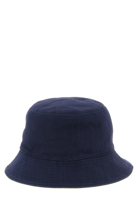 Reversible denim bucket hat Blue