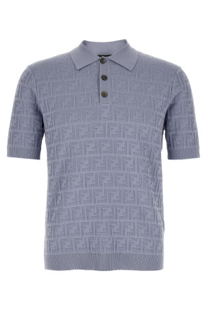 FF cotton polo shirt BLUE