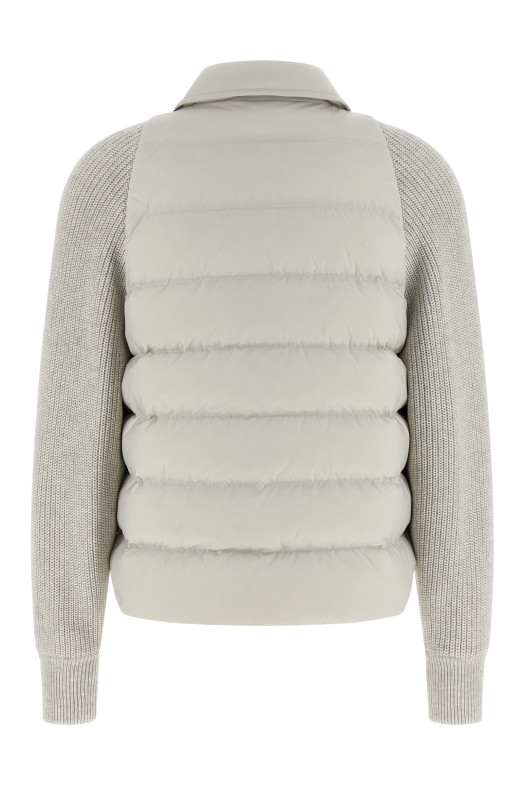 'Shiny Flap Detail' down jacket Gray