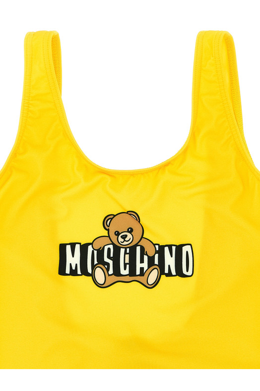 'Moschino Teddy Bear' one-piece swimsuit Yellow
