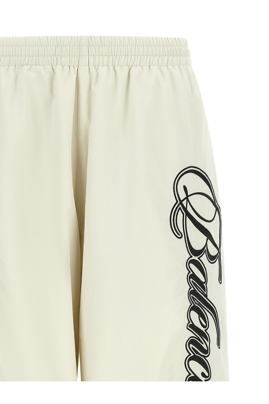 'Cursive' reversible pants Multicolor