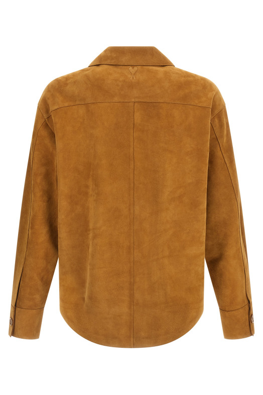 'Ami de Coeur' overshirt Brown