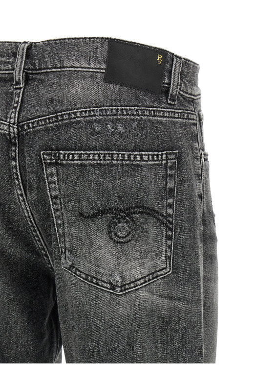 'Boyfriend' jeans Gray