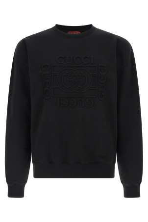 'Incrocio GG' sweatshirt Black