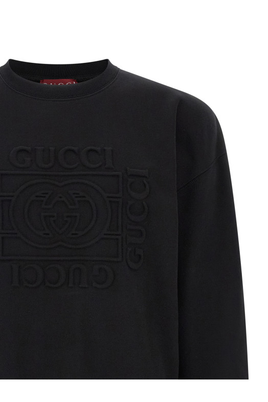 'Incrocio GG' sweatshirt Black