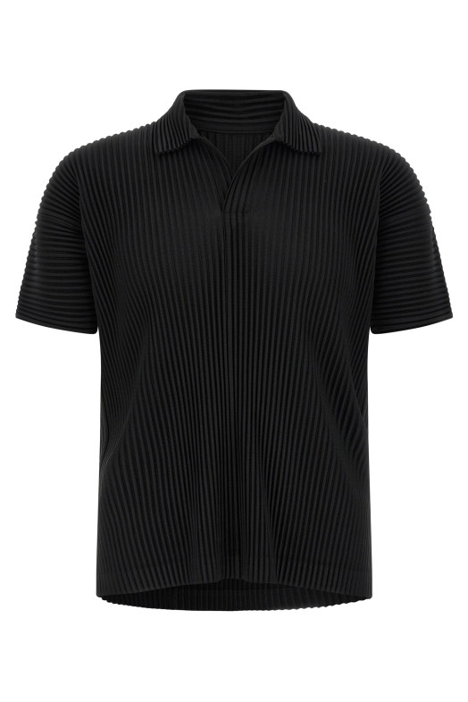 'Basics' polo shirt Black