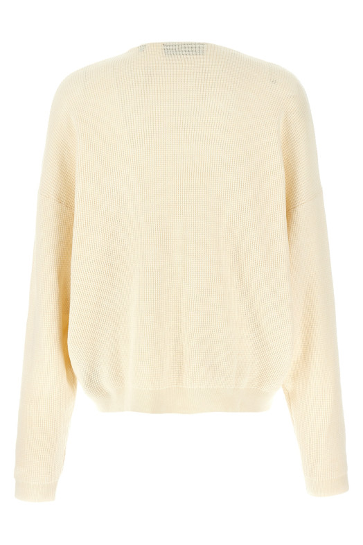 'Waffle Henley' sweater Beige