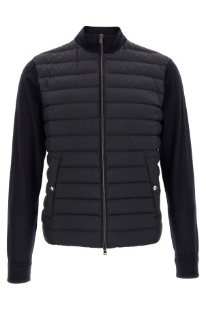 Padded cardigan Blue