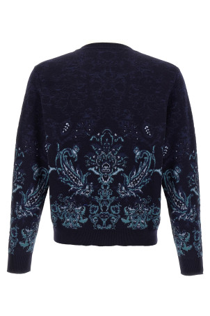 Paisley wool sweater Multicolor