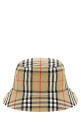 Bucket hat Check Beige