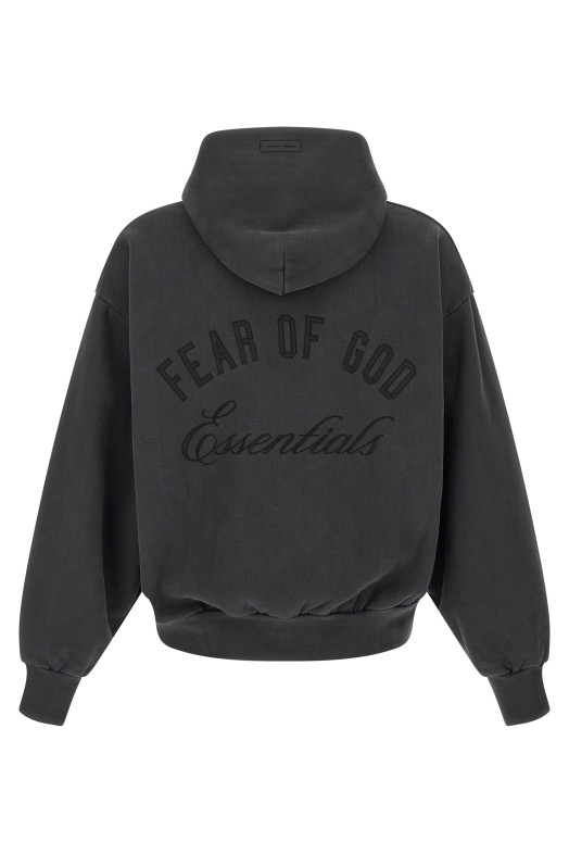 'Classic Fleece Full Zip' hoodie Black