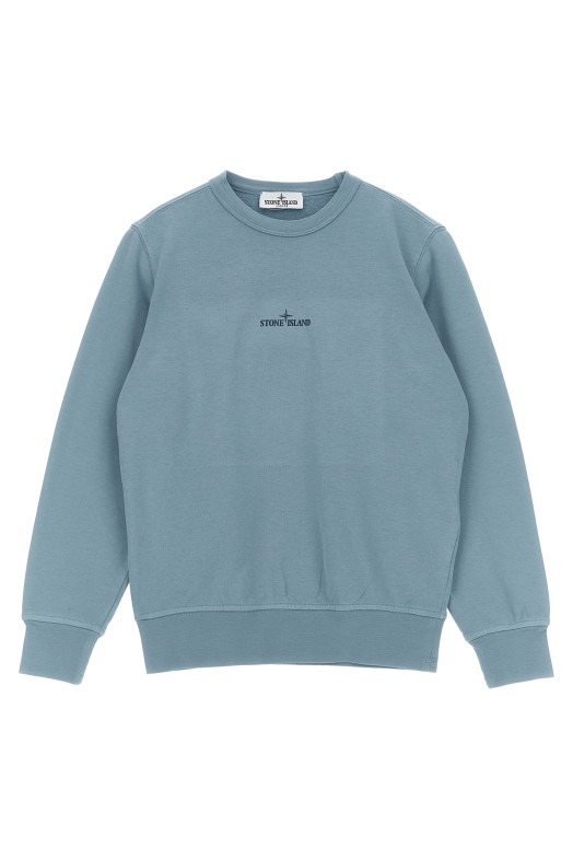 Logo print sweatshirt BLUE