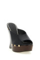 Leather mules Black