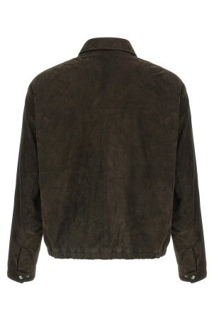 Suede jacket Brown