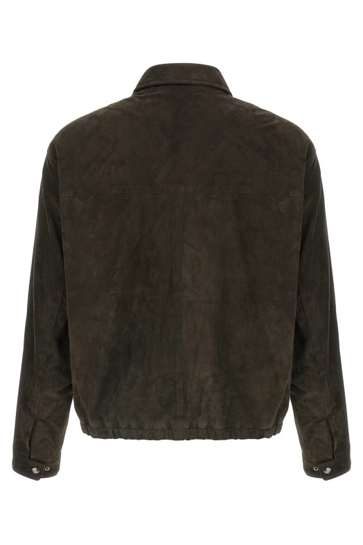 Suede jacket Brown