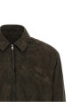 Suede jacket Brown