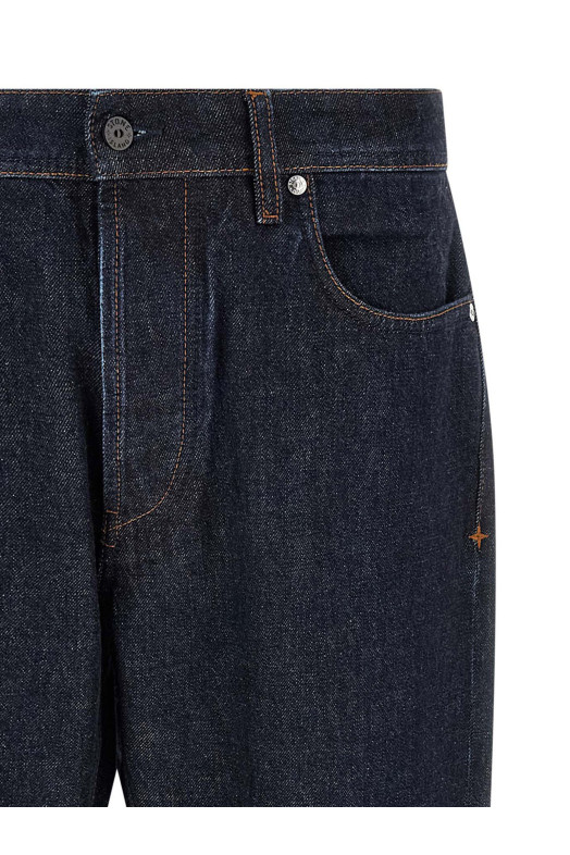 Indigo denim jeans Blue